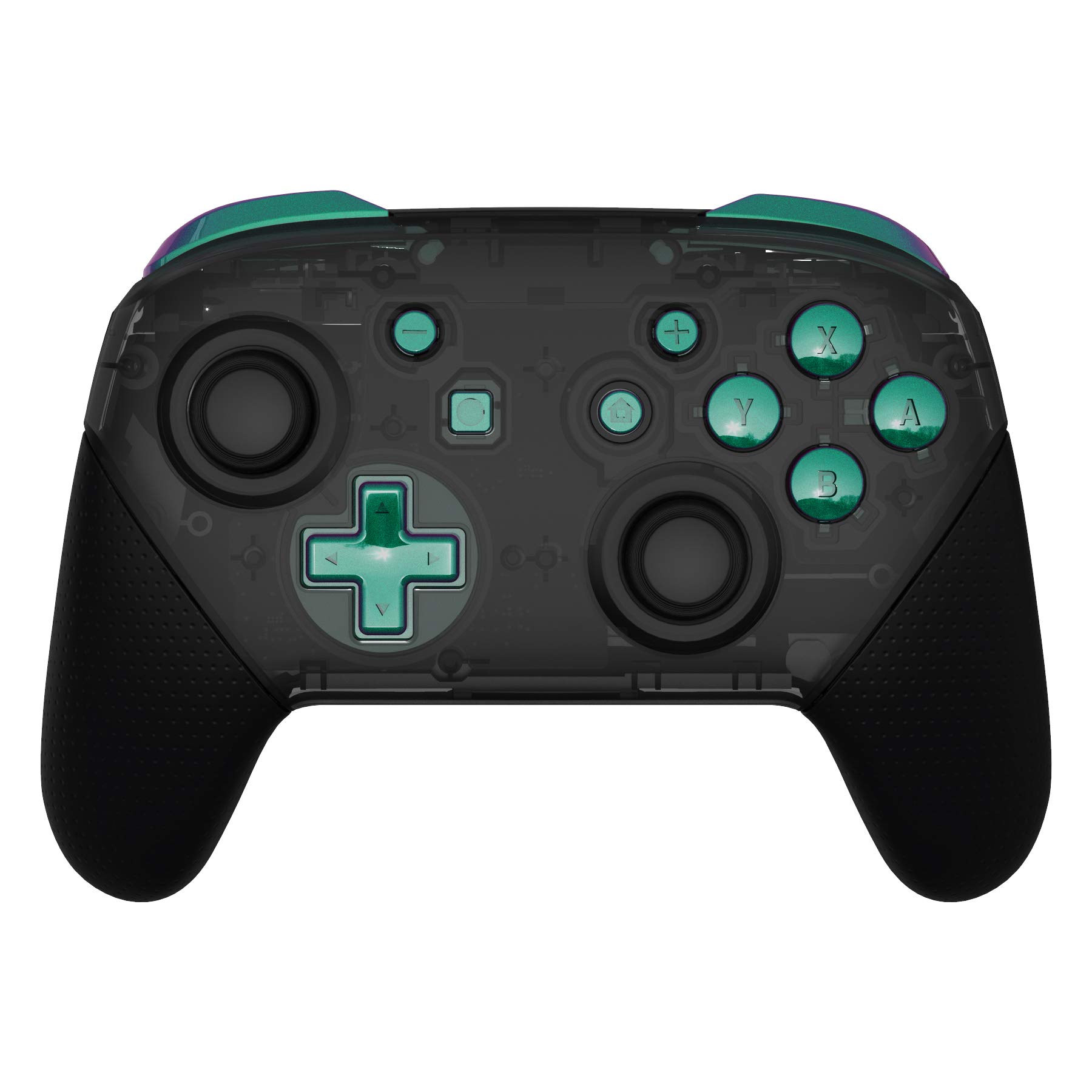 

Повний набір кнопок для eXtremeRate Switch Pro ABXY ZR ZL LR Кнопки для професійного контролера Перемикач Controller не входить Purple Chameleon (хамелеон