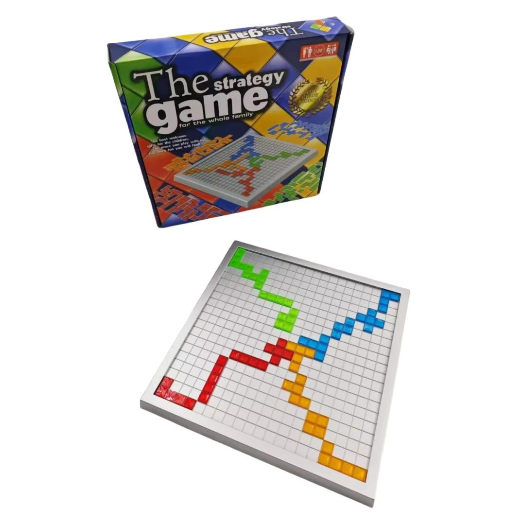 

Multiplayer Grid Block Strategy Board Game: Family Gathering Puzzle Game, Card Game, Board Game, Ideal Game For Parties, Gift