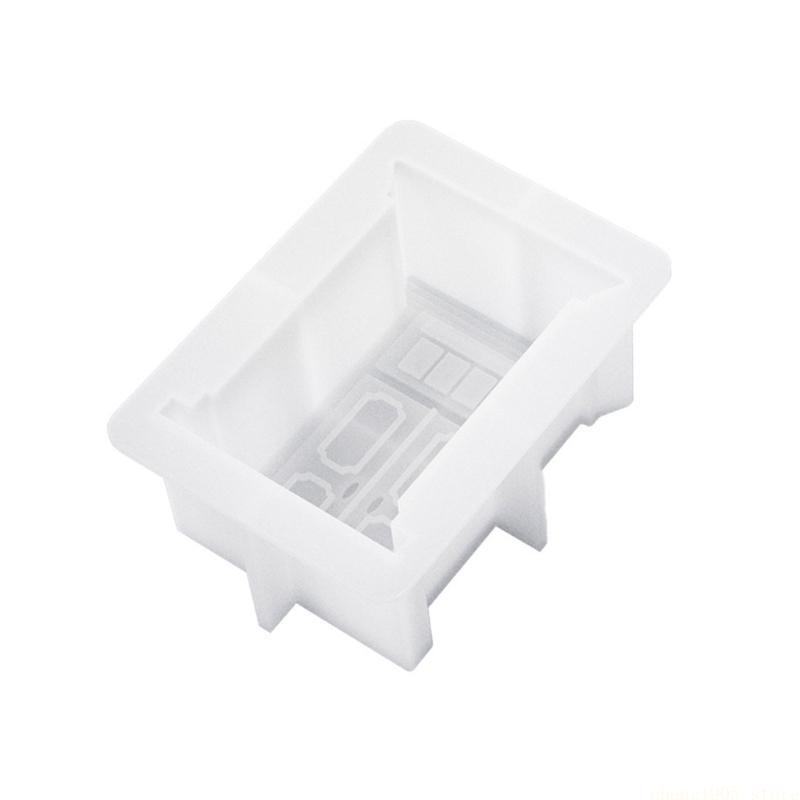 QX2E House Silicone Moulds Epoxys Resin Mould Molds DIY Castings Molds