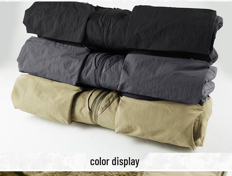 Men's Fleece-Lined Multi-Pocket Vest: Outdoor Down Cotton Photography Gilet, Plus Size, Trendy Dad Style