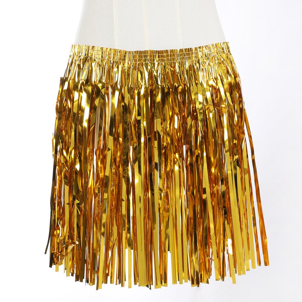 Halloween Carnival Dance Show Rainbow Grass Dress Up Hawaii Beach Ball Party Decoration