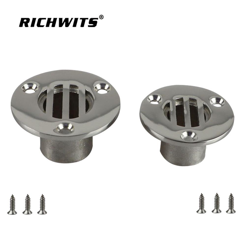 316 Stainless Steel Marine Deck Water Drain Inlet Outlet Yacht Hardware Accessories