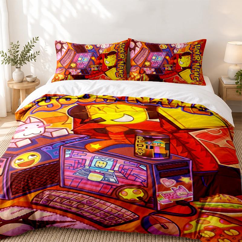 Elliot Custom Name 3pc Set Perfect for Bedroom Use Comfortable Bedding Set Includes a Duvet Cover and Two Pillowcases Ideal Birthday or Christmas Gift