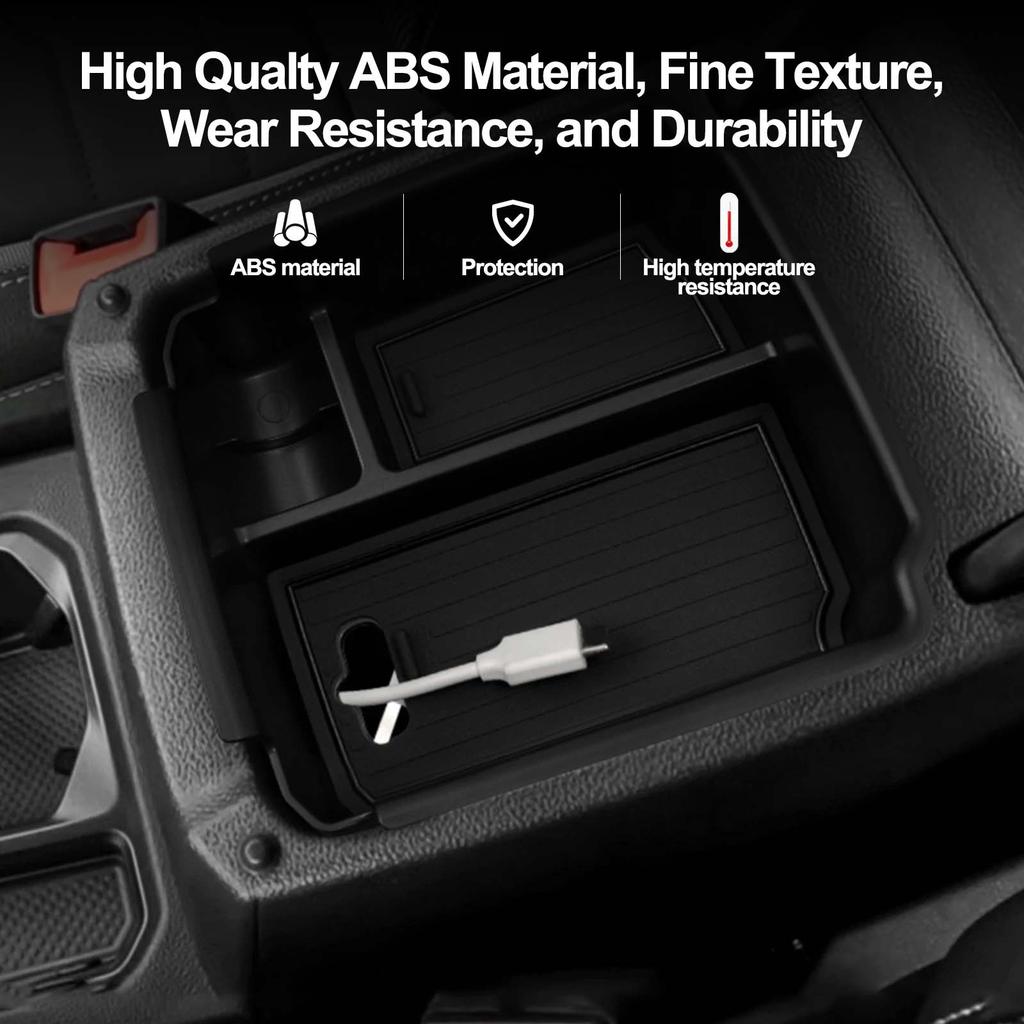 ABS Center Armrest Box Storage Organizer For Volkswagen Taos -2025