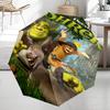 Shrek Theme Automatic Umbrella, Lightweight & Portable, 8 Rib, Perfect for Outdoor Travel, Birthdays, Christmas, Gifts.
