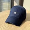 Korean-style small letter embroidered soft-top baseball cap for women, fashionable and casual, versatile for travel, simple and trendy hat