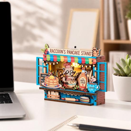 Mini Cute Refrigerator Magnets DIY 3D Puzzle Magnetic Building Blocks Assemble