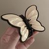 Hair Claw Stable Gripping Thick Spring Anti-Slip Tooth Comb Hair Clip Butterflies Shape Back Head Hair Clip