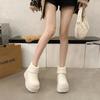 Casual Shoes Super Soft Winter Heightening New Cotton Shoes Fluffy Ugly Cute Big Head Snow Boots Women's Short Boots Velvet Thick Sole