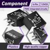 2 Pcs 601-218 15016745 Multi-Purpose Relay, 4-Pin Headlight Relay, Automatic, Automotive Accessory Power Relays, 10A Copper Normally Open Contacts