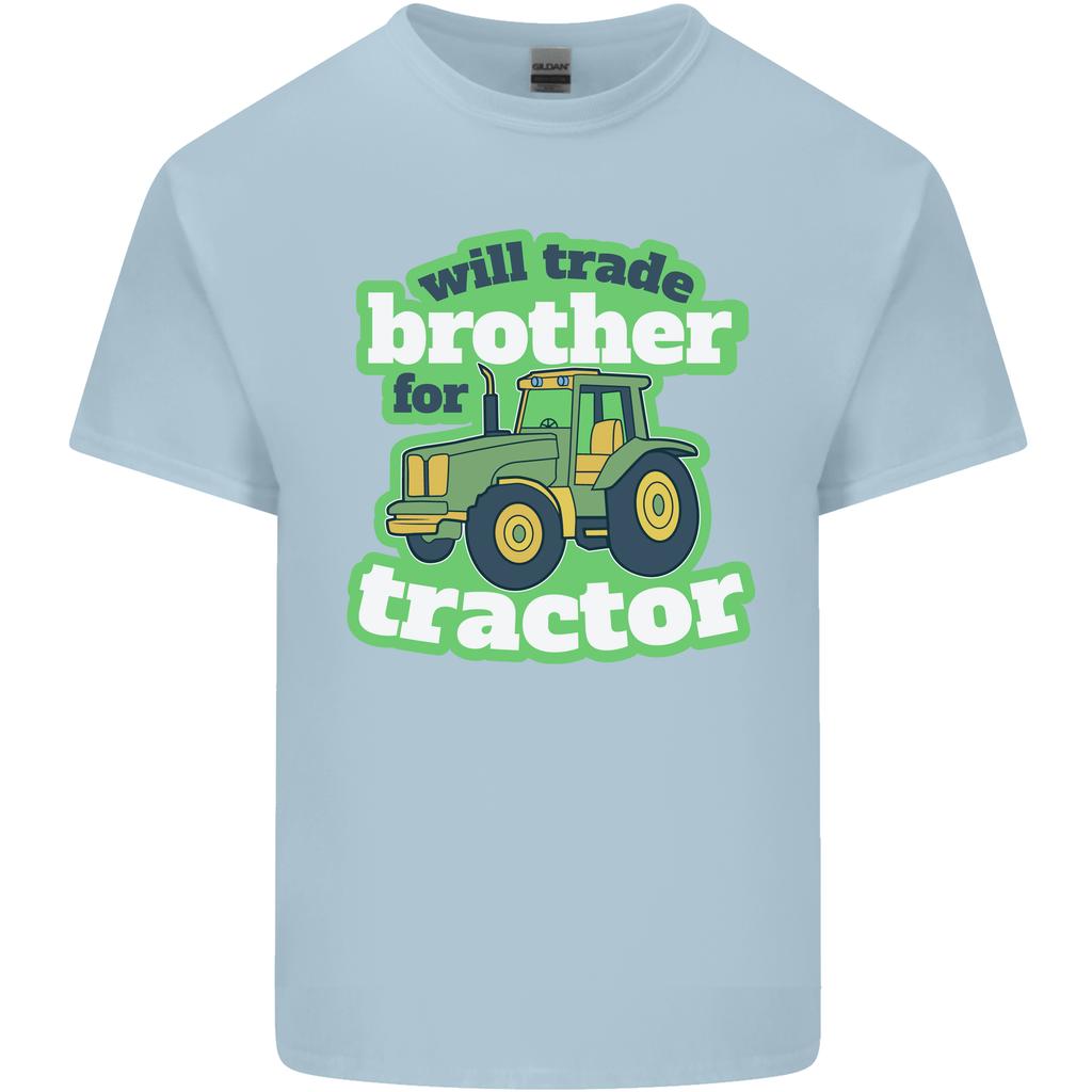 Will Trade Brother For Tractor Farmer Unisexs Light Cotton TShirt
