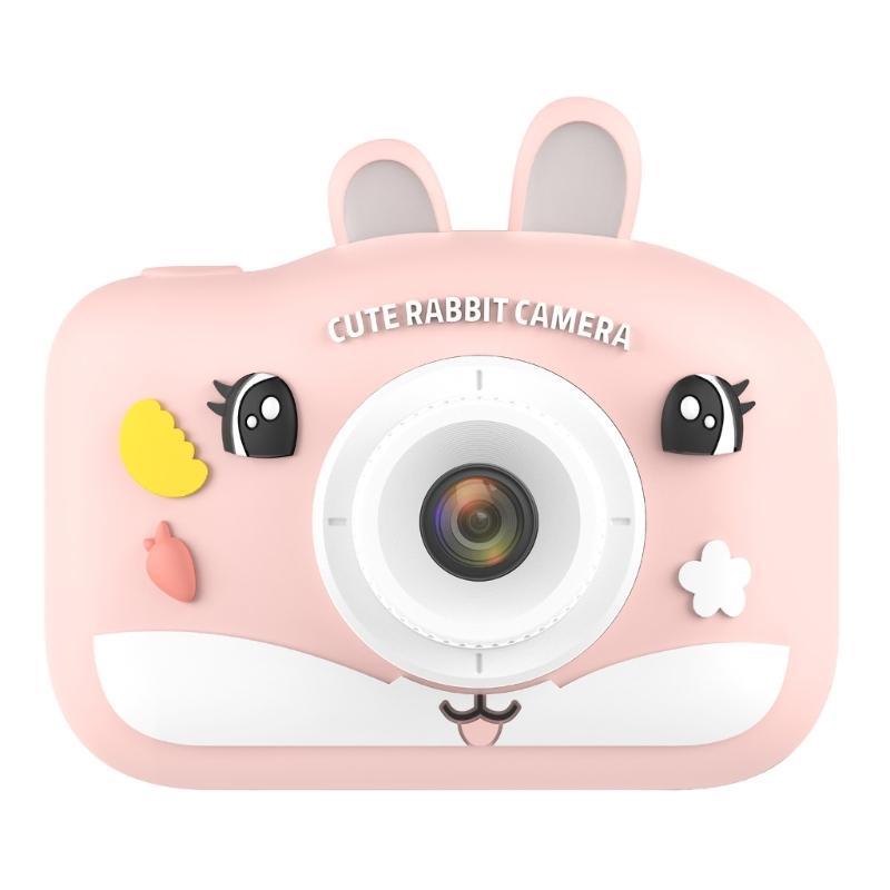H9S Child Friendly Digital Camera Easy To Use Kids Educational Toy Camera 2.0in IPS Screen 8.0X Zooming Support OTG