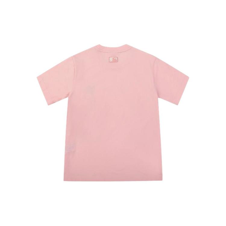 New MLB New York Yankees T Shirt Unisex Pink 31TSC2031-50P