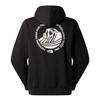 The North Face Mens Graphic Print Cotton Relaxed Fit Hoodie