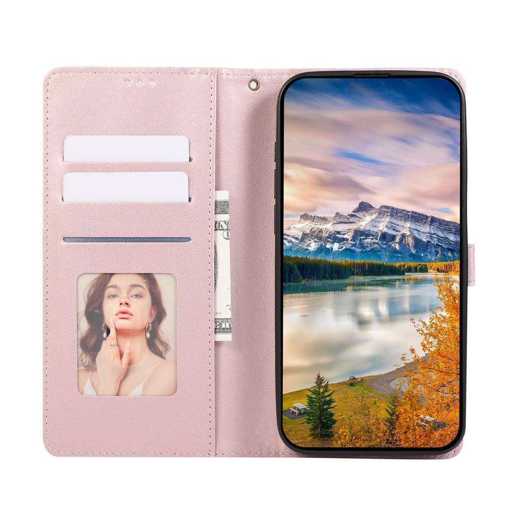 For Samsung Galaxy S25+/S24+ Case 3D Rhombus Grid Imprinted Wallet Leather Phone Cover with Lanyard