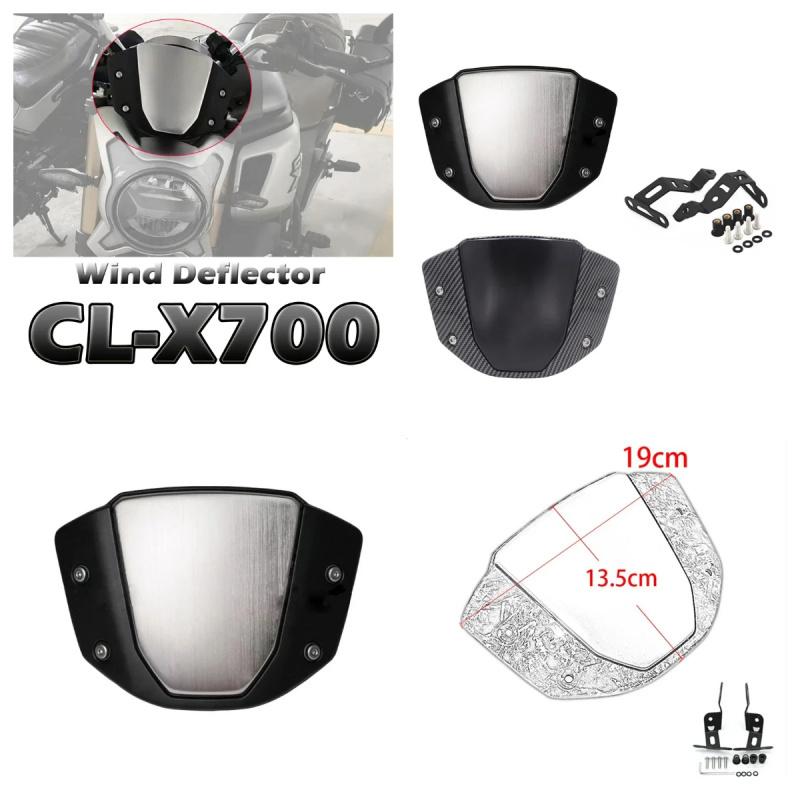 Motorcycle HERITAGE Windshield  Front WindScreen Wind Deflector For CFMOTOR CF 700CL-X 700 CLX