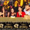 274x137cm Black Gold Disposable Tablecloth Kids Adults 30 40 50 60 Years Old Birthday Party Decoration Home Table Cover Supplies