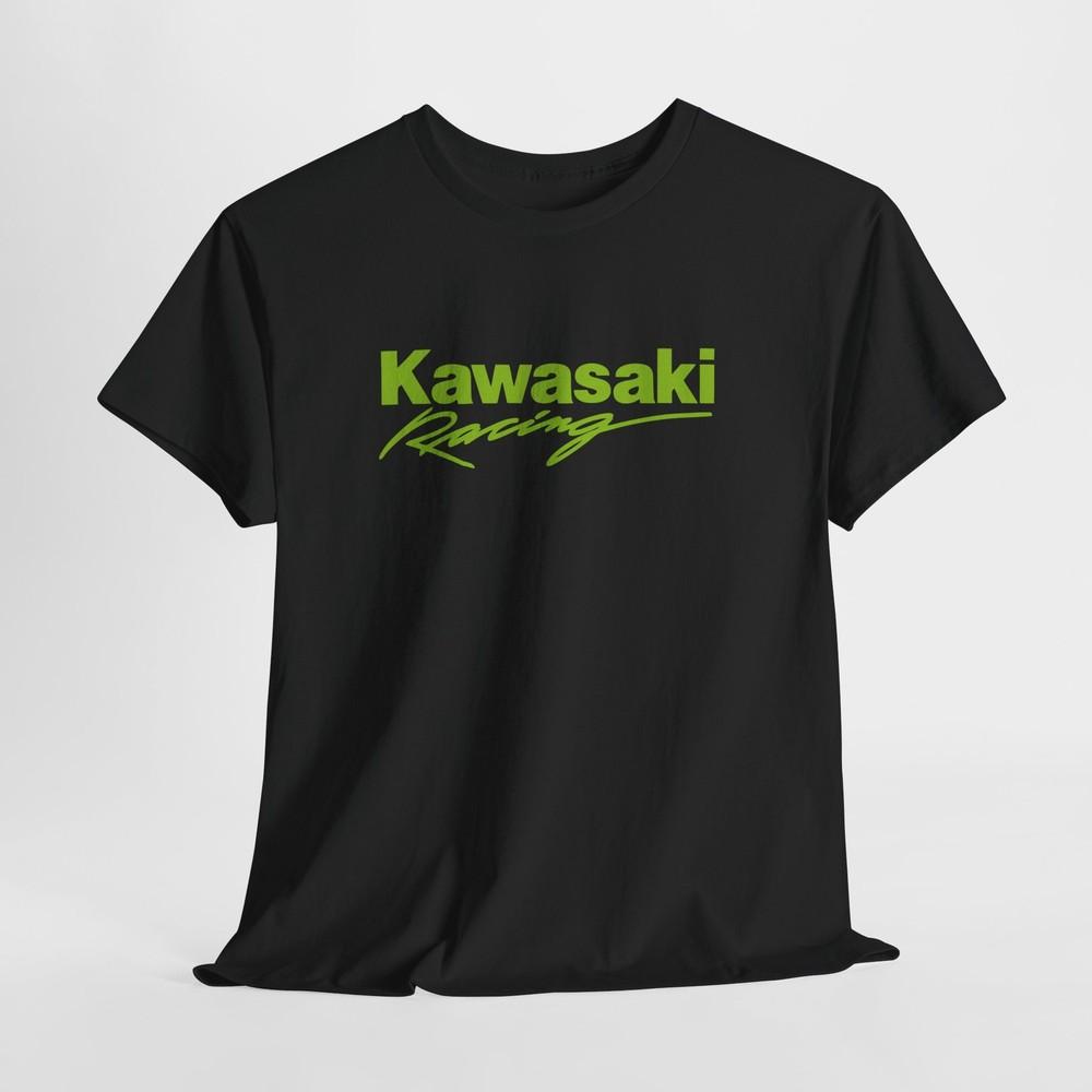 

Kawasaki Racing Black T-Shirt – Unisex Motorcycle Tee for Men or Women M