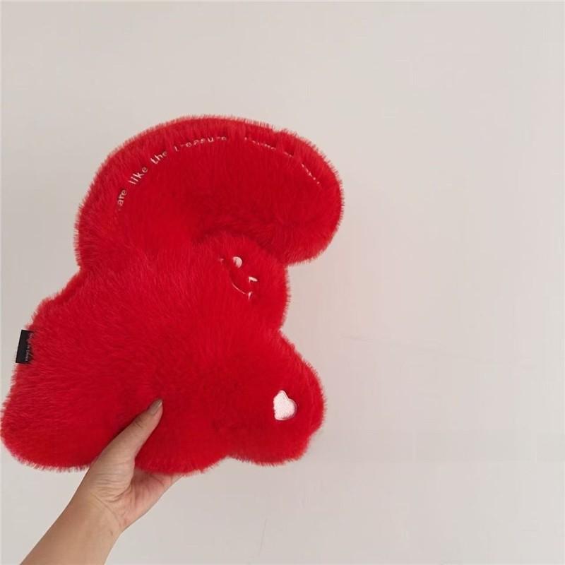 Cuter Giant Finger Heart Pillow With Embroidery Design For Daily Decor Sofa