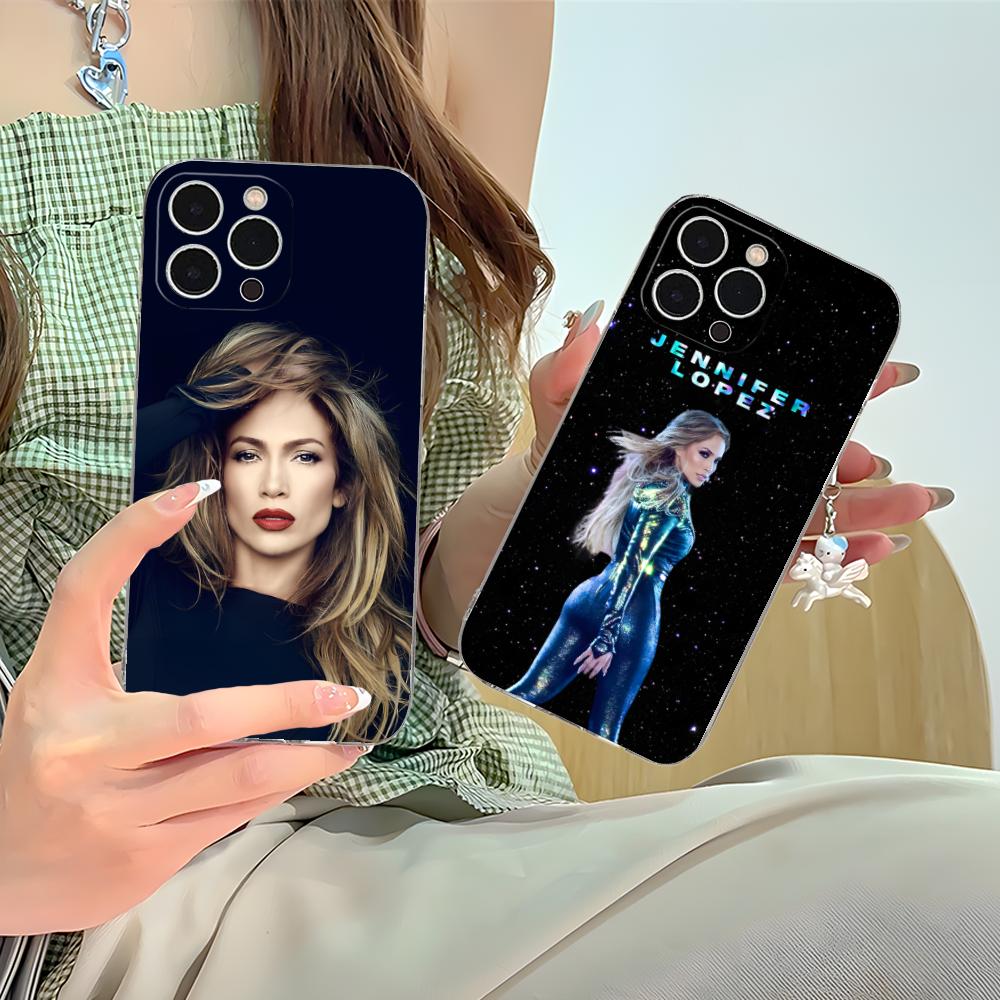 Jennifer Lopez Mobile Cell Phone Case for iPhone 17 16 15 14 13 12 11 X XR XS Air Pro Max Plus Mini Clear Colorful Cover Pretty