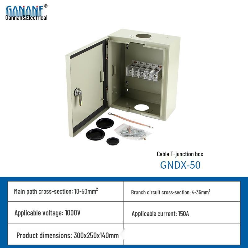 JXT1 Cable T-Connection Box, Copper Busbar – Model 50/35