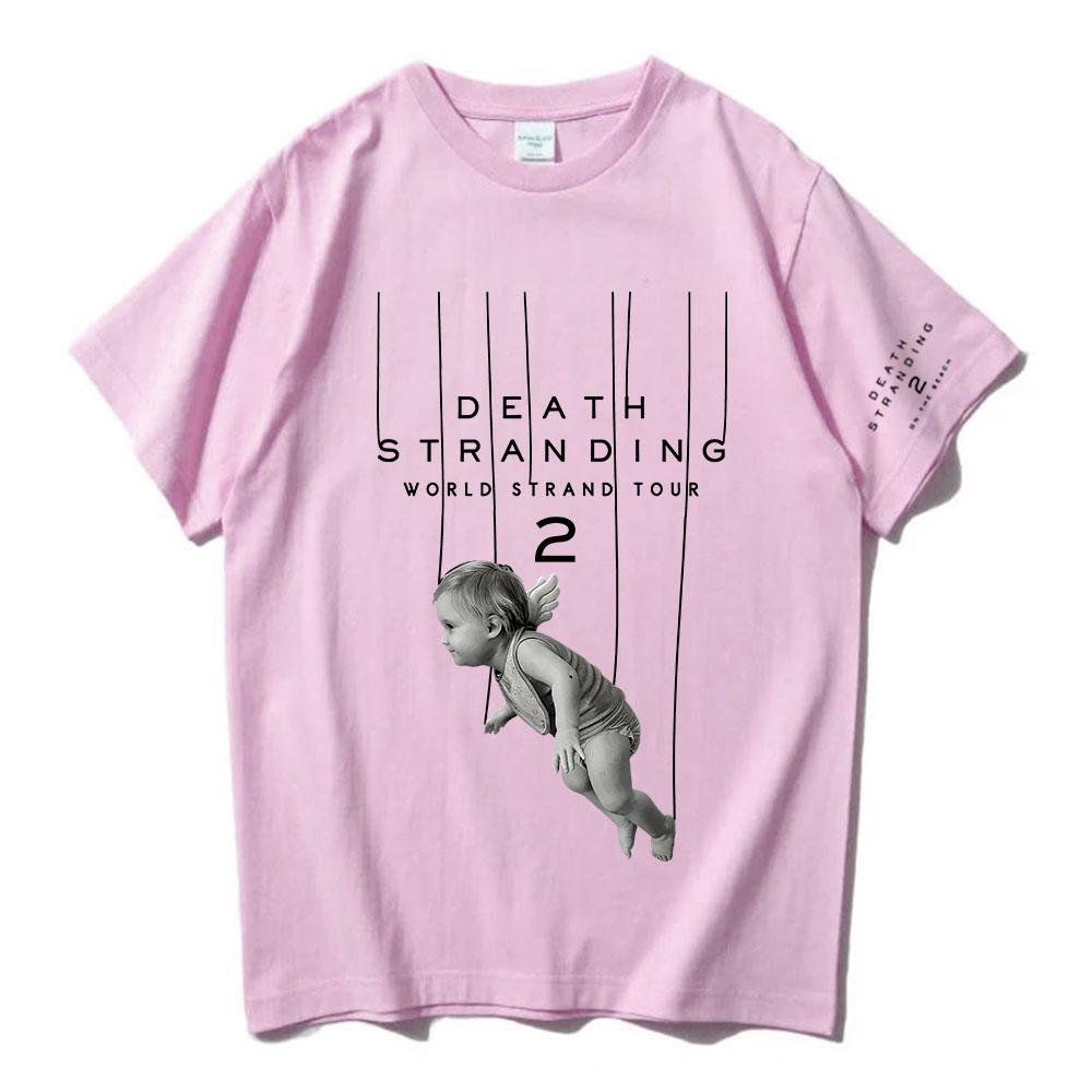 Drawbridge Design Graphic Tees Game DEATH STRANDING 2 ON THE BEACH T-shirt Unisex Streetwear Cotton Short Sleeve Mens Tee-shirt