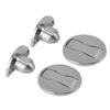2Pcs Floor Door Stopper Zinc Alloy Rustproof Strong Magnet Simple Magnetic Door Stop for Bedroom