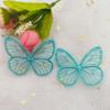 10/20PCS 4.5*3.5cm Embroidered Mesh Butterfly Cloth Patches Appliques for Clothes Sewing Supplies DIY Hair Clip Accessories
