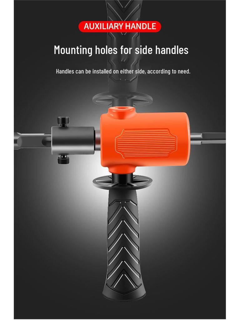 High-Power Electric Hammer Impact Drill for Household Cement and Concrete, Lightweight with Small Conversion Head