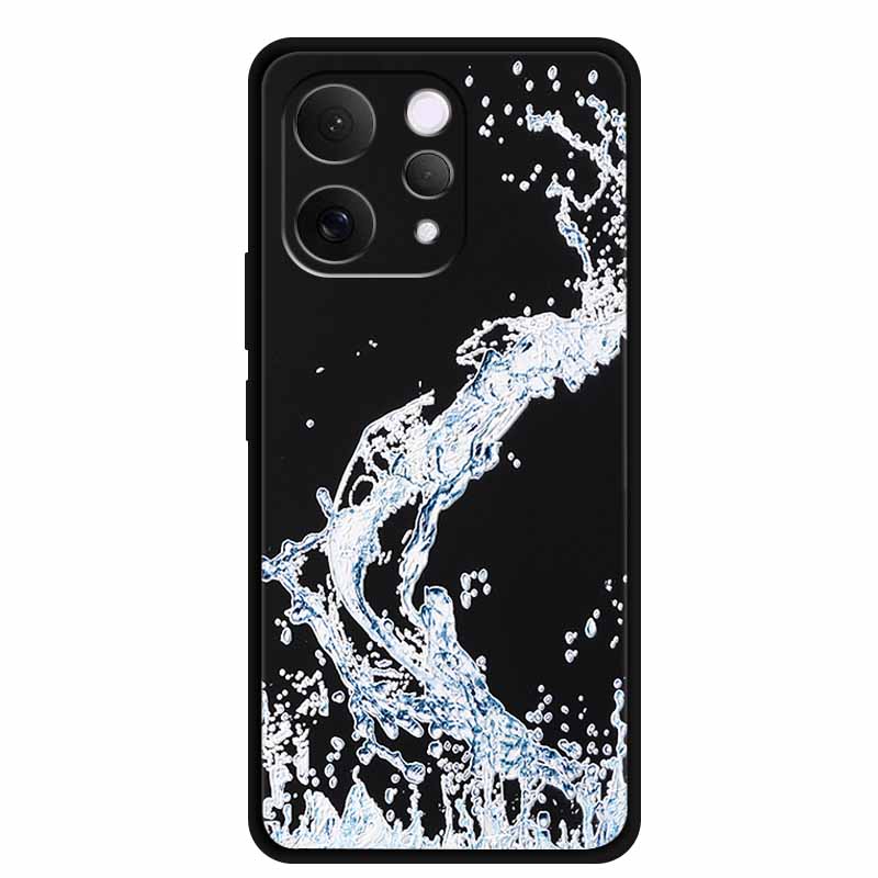 For Vivo S50 5G Case 3D Emboss Flower Black Silicone Soft Back Cover Case For Vivo S50 2025 Phone Case 6.59" Coque V2528A Fundas
