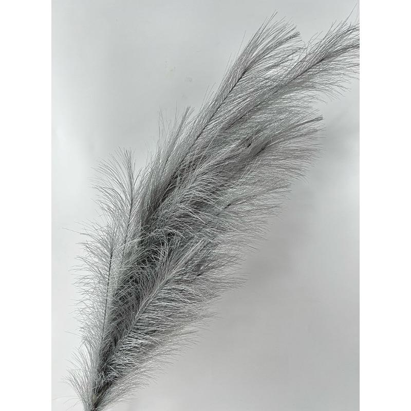 1 pz Erba di Pampas Artificiale 120cm Grande Soffice Canna Finta Fiori Artificiali Decortivi Coda Erba Bouquet Boho Decorazione Casa Forniture Matrimonio Accessori