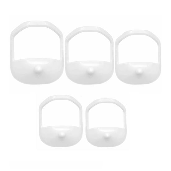 5Pcs/Set Men Beard Styling Template Goatee Mustache Shaper Face Hair Shaping Trimming Tool Portable Beard Outline Guide Stencil