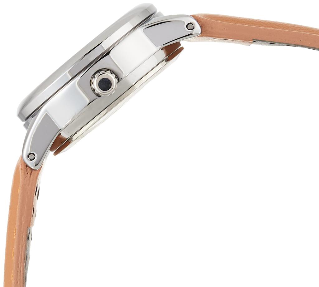 Casio LTP-V002D-1A Women's Watch, Silver/Brown, Strap.