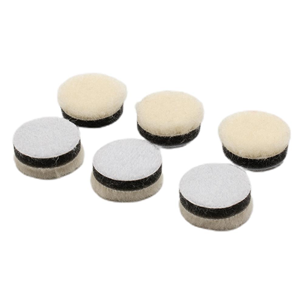 30 Pcs 1 Inch Wool Polishing Pads For Car Polisher Or Glass Buffing Cleaning Tools Pure Wool Polishing Pads Are Used