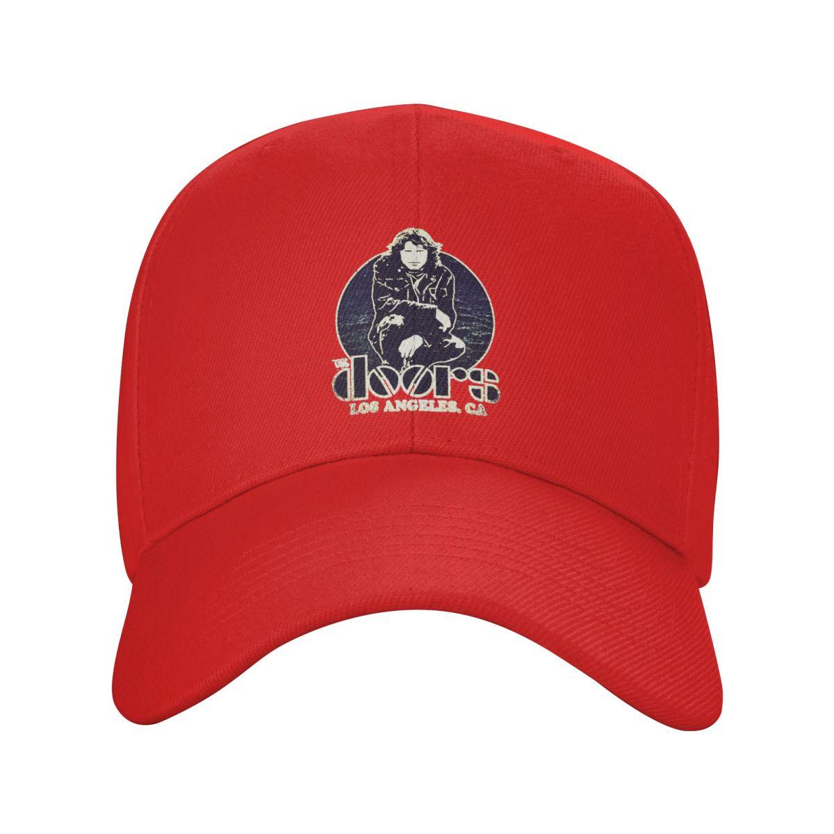 

The Doors Rock Band Logo Jim Morrisons Baseball Caps Fashion Men Women Hats Casual Cap Sports Baseball Hat Casquette One Size
