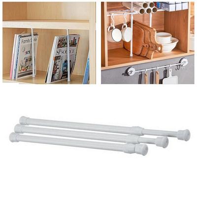 Ausziehbare Gardinenstangenstange, kein Werkzeug erforderlich, für Schränke, 30 50 cm