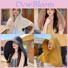 Sun Protection Hat For Women With Wide Brim And Neck Cover Summer Sunshade Cap For Outdoor Use