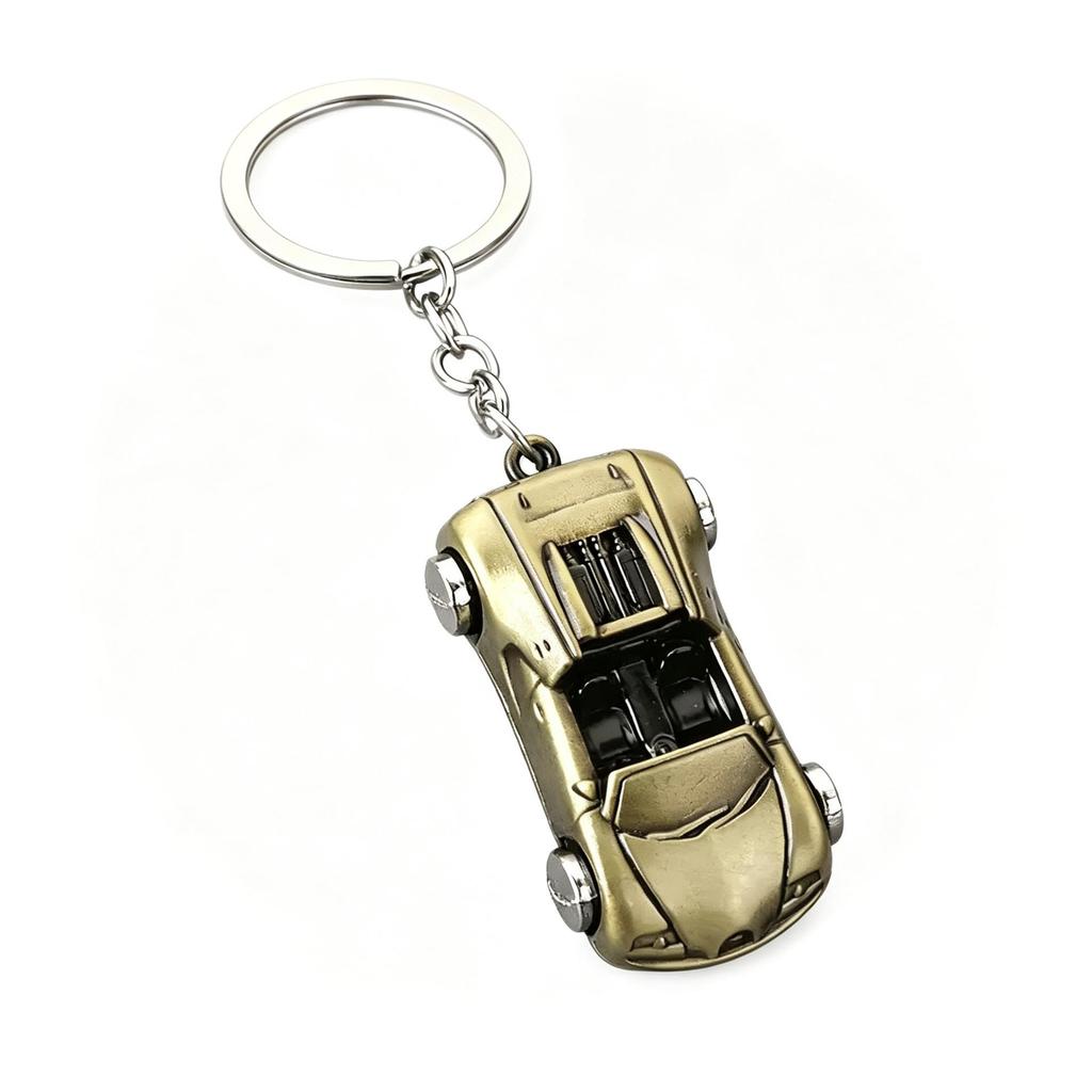 European Sports Car Keychain - Trendy Metal Model Pendant, Perfect Gift