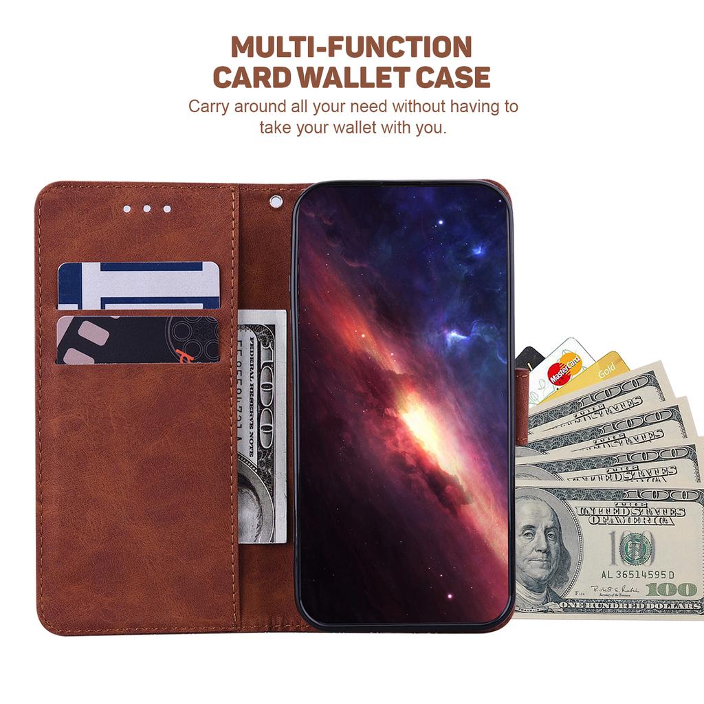For iPhone 16 Pro Case PU Leather Geometry Imprint Wallet Phone Cover