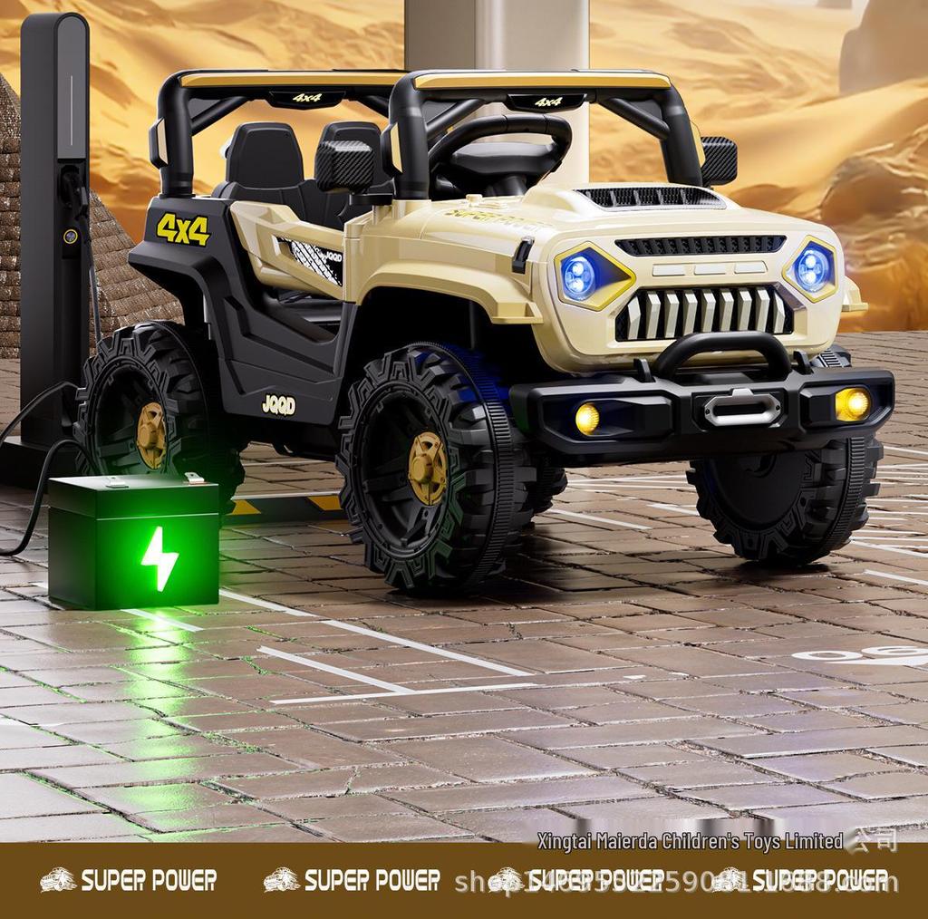 Children's Four-Wheel Electric Car with Remote Control - Off-Road Toy Vehicle for Kids