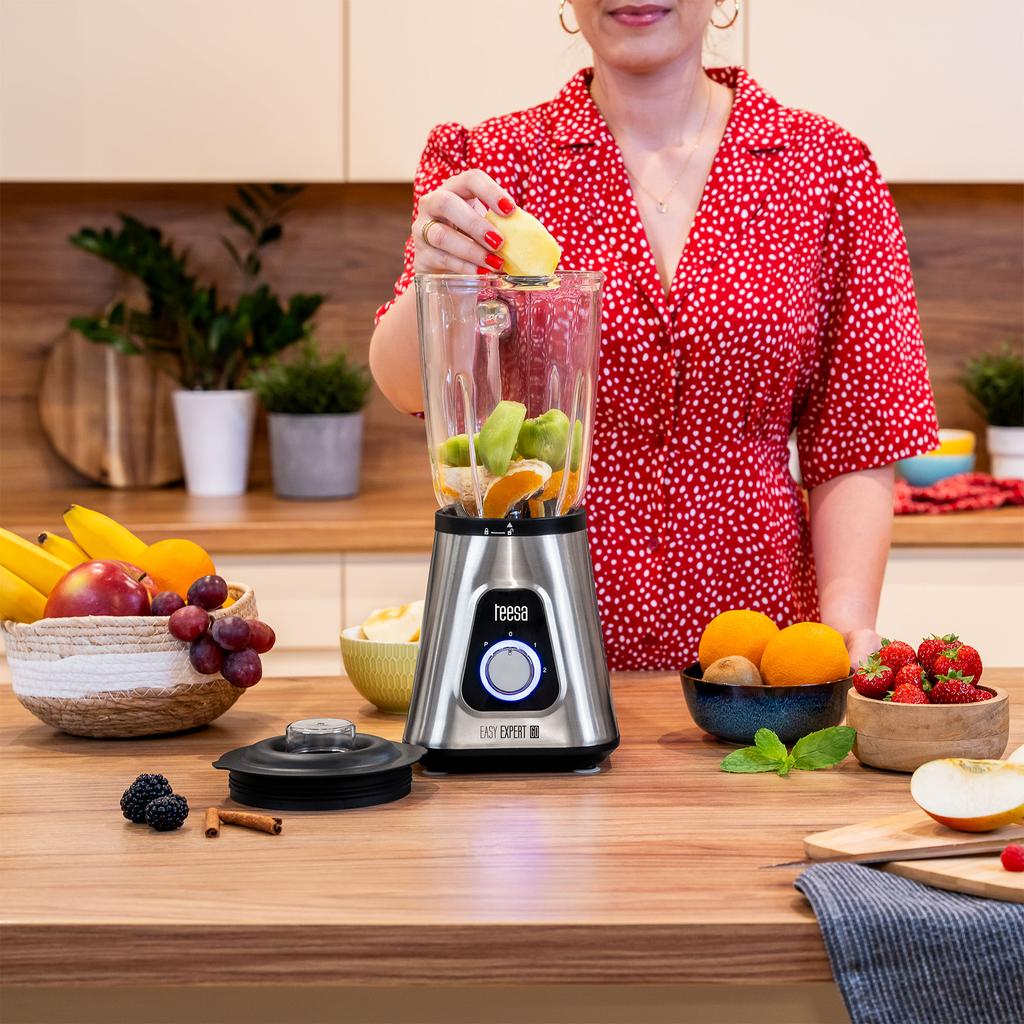 1300W Jug Blender 1.5L Glass Jug + Bottle CRUSHES ICE Teesa