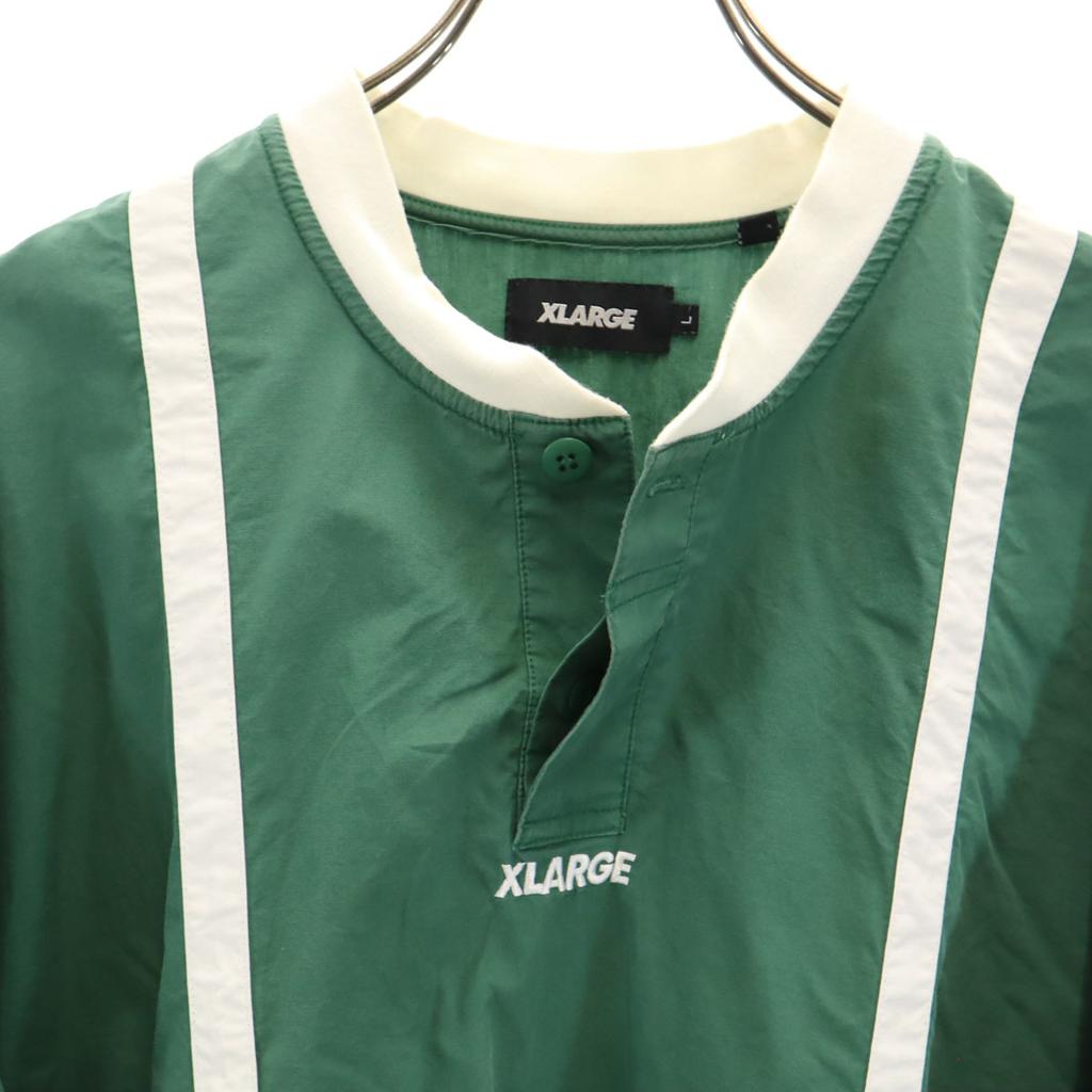 Xlarge Long Sleeve Pullover Shirt L Green Men's Used