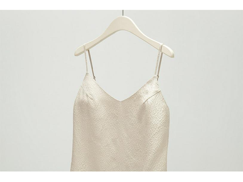 Damen-Set aus französischer Maulbeerseide: Camisole & Langer Rock - Frühjahrs-/Sommer-Mode
