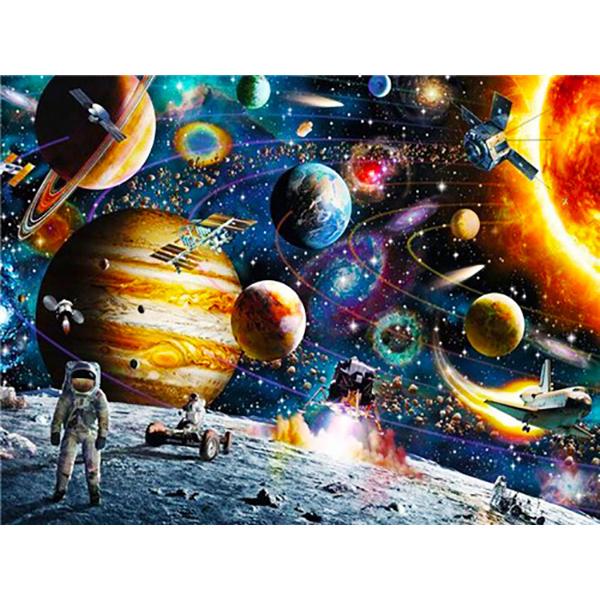 5D DIY Diamond Painting Universe Space Landscape Kit Full Drill Round Embroidery Mosaic Art Picture of Rhinestones Home Decor
