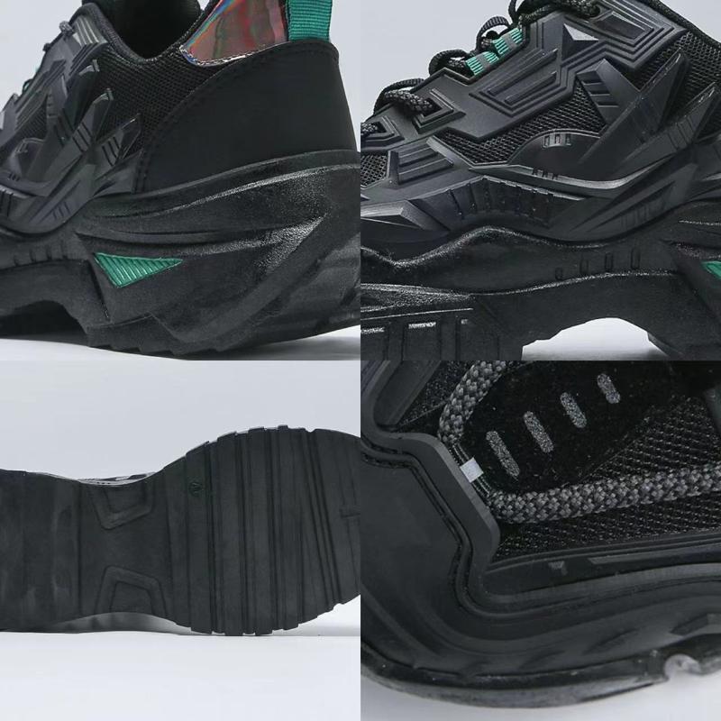 Men's Shoes 2024 New Men Sneakers Lace Up Vulcanized Shoe Soft Durable Running Shoes Reflective Platform Shoes Tenis Masculino
