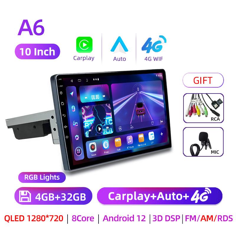7'' 10'' 8Core Android 11 1Din Car Multimedia CarPlay 5G Universal Navigation GPS 1 DIN Headunit Auto Radio Audio Stereo dvd