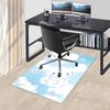 Anime Cartoon Design Chair Mat - Non-Slip Carpet for Office Chairs, Home Decor, Living Room, Bedroom, Game Room & Dormitory (Seasonal Gift).E020