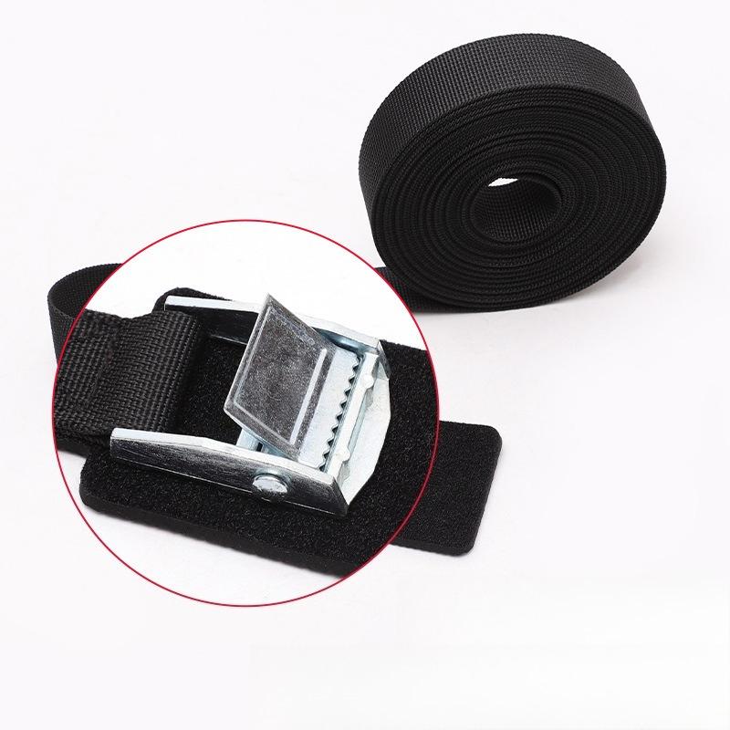 1/3pc 2M Buckle Tie-Down Belt Cargo Straps for Car Motorcycle Bike with Metal Buckle Tow Rope Strong Ratchet Belt Luggage Bag