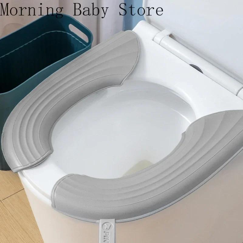 

Водонепроницаемый EVA клейкий чехол для унитаза подушка для туалета липкий коврик для сиденья для ванной комнаты чехол для сиденья для ванной комнаты универсальный бытовой серый