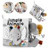 Baby Cloth Book Toys Animals Soft Learning Educational Toys for Babies Development Montessori Sensory Books Baby Toys 0 12 Month